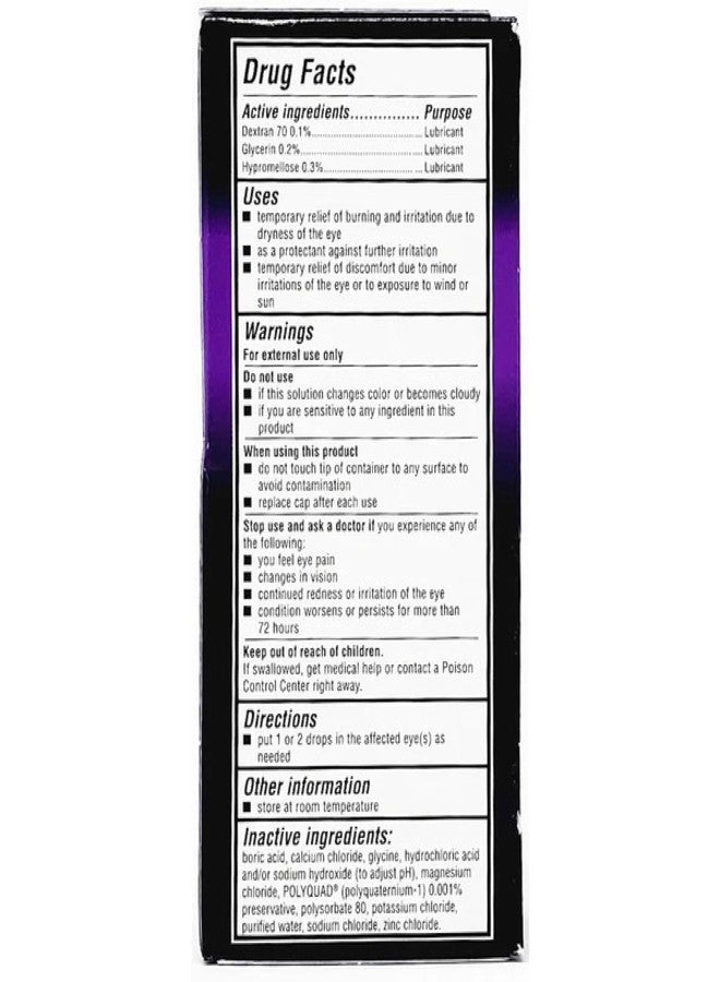 GenTeal Lubricant Eye Drops Moderate - .5 FL OZ, Pack of 2 - Image 2